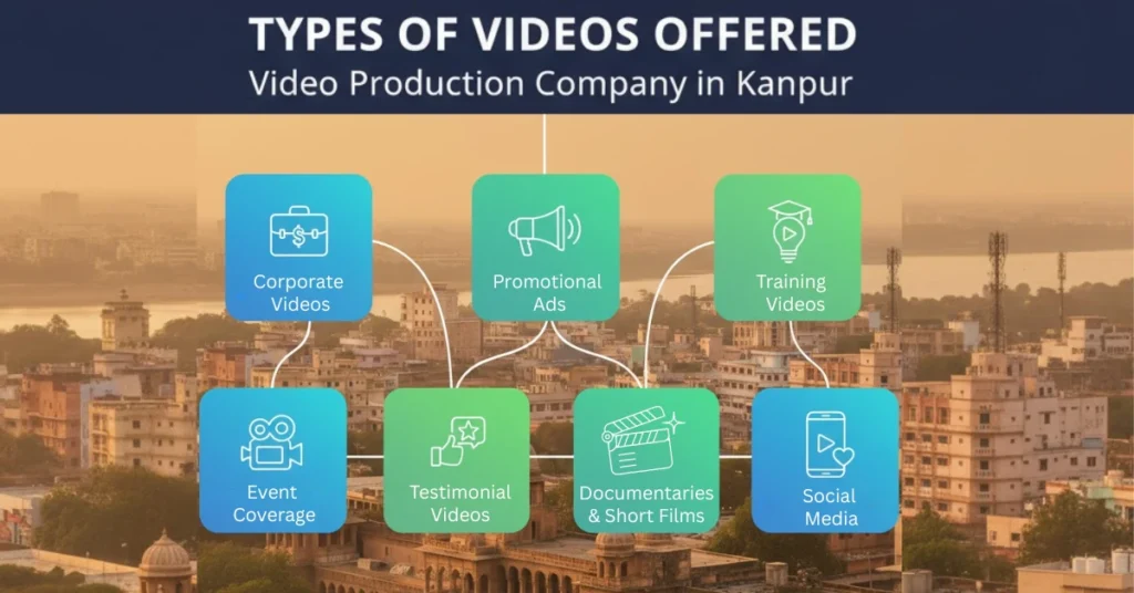 Types of videos offered our company