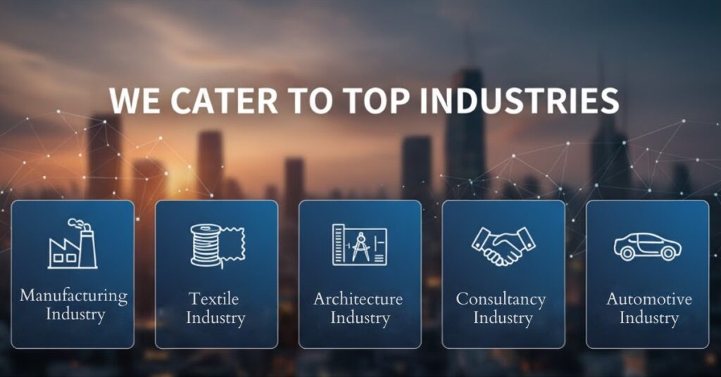 we cater to top industries with customized, high-performance web solutions.