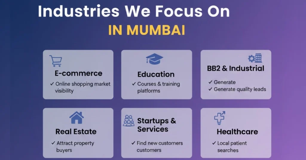 Industries We Focus On