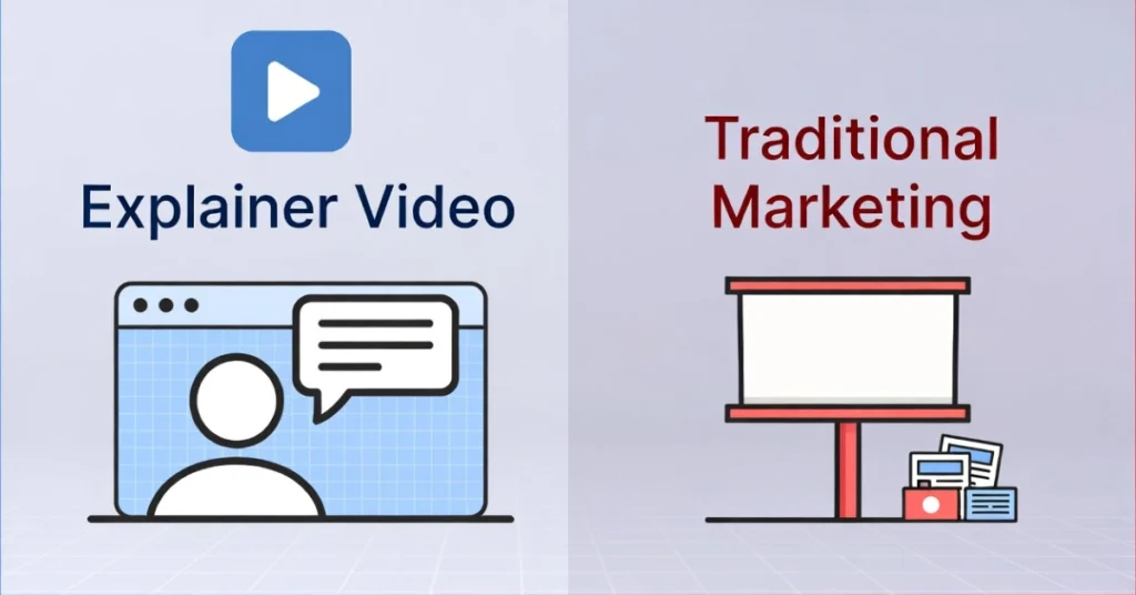 Explainer Video vs Traditional Marketing