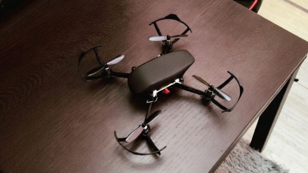 Drone camera used for aerial video shooting and cinematic footage 