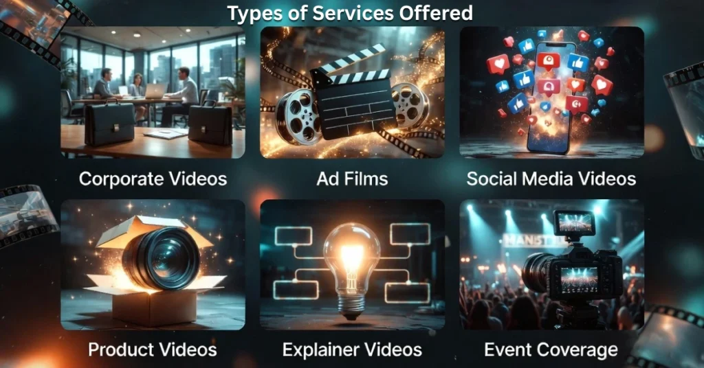 Types of Services Offered by a Video Production Company in Mumbai